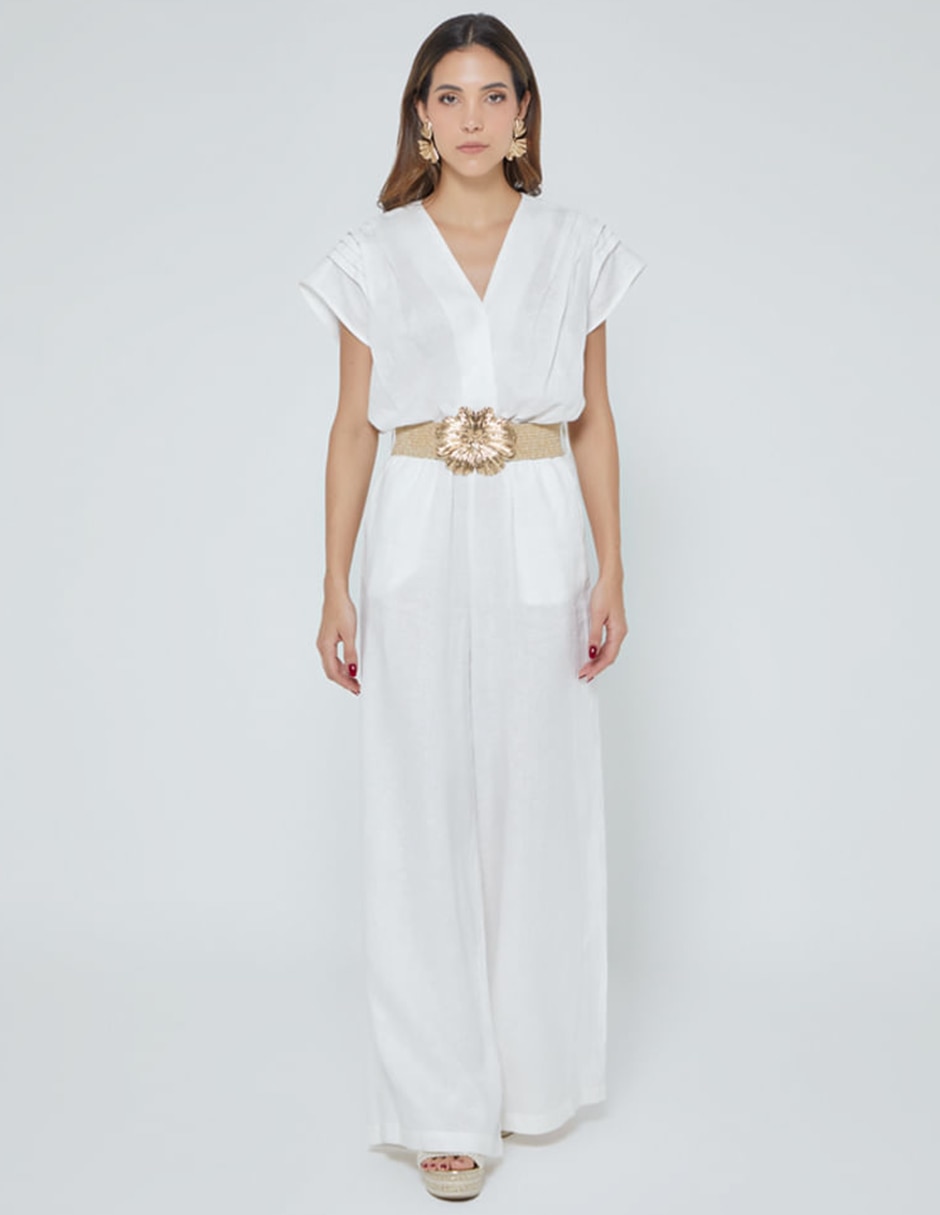 Jumpsuit ABS de lino para mujer