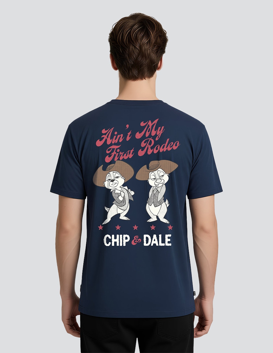 Playera Disney Mickey and Friends Western cuello Redondo para hombre