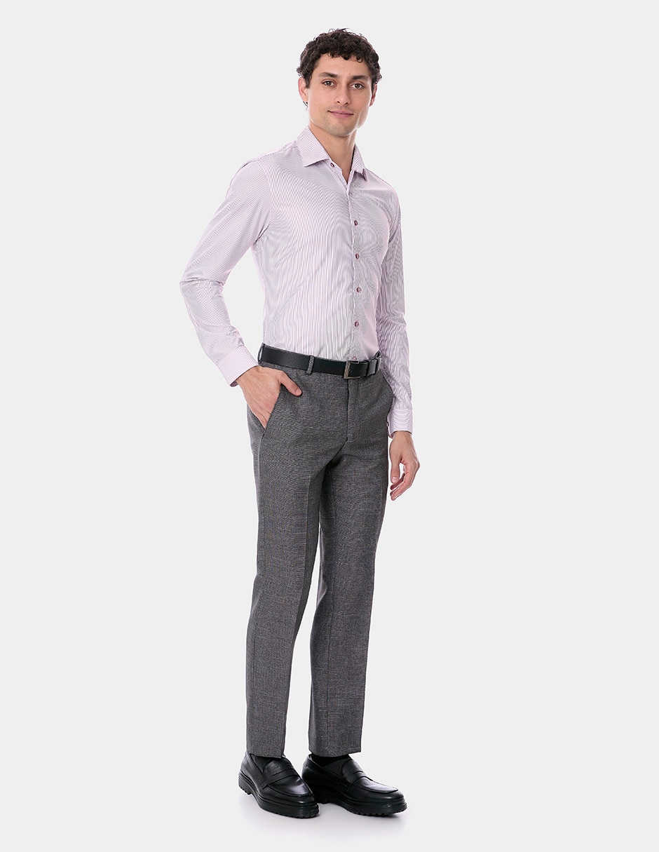 Camisa formal Vittorio Forti manga larga para hombre