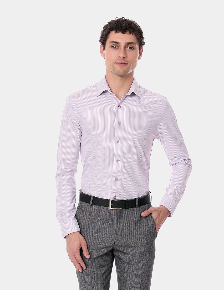 Camisa formal Vittorio Forti manga larga para hombre