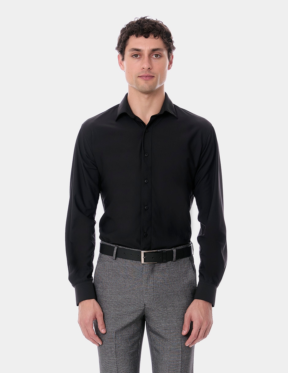 Camisa formal Vittorio Forti manga larga para hombre