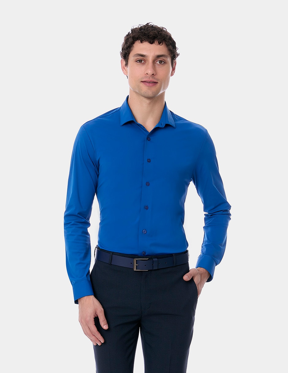 Camisa/Sobrecamisa Formal de (si aplica) Mezcla de materiales manga Larga para hombre Camisa/Sobrecamisa Formal de (si aplica) Mezcla de materiales manga Larga para hombre