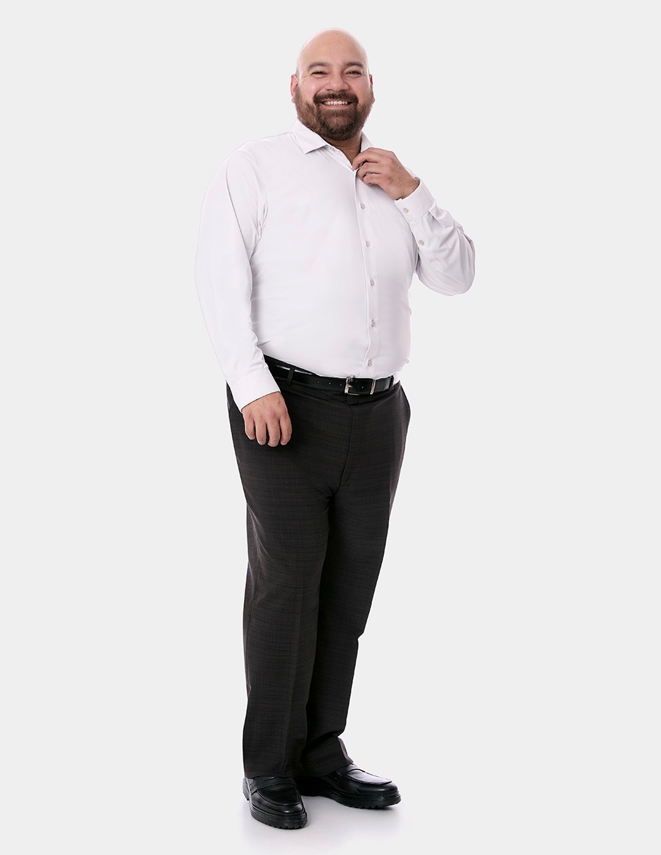 Camisa de vestir Vittorio Forti manga larga para hombre