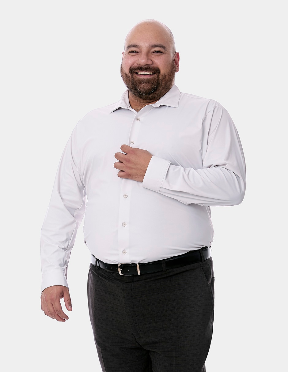 Camisa de vestir Vittorio Forti manga larga para hombre