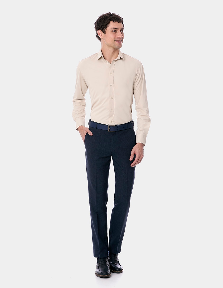 Camisa de vestir Vittorio Forti manga larga para hombre