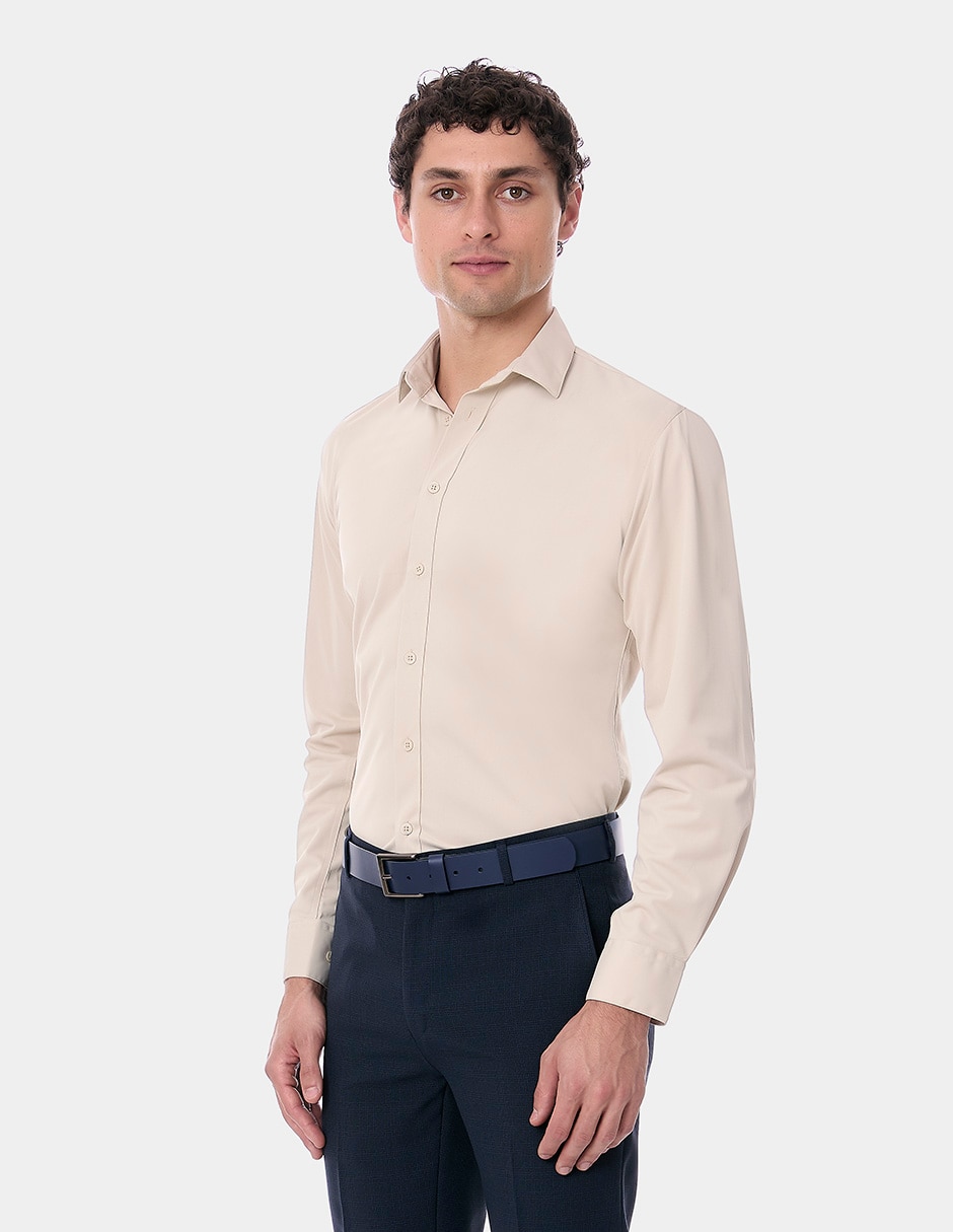 Camisa de vestir Vittorio Forti manga larga para hombre