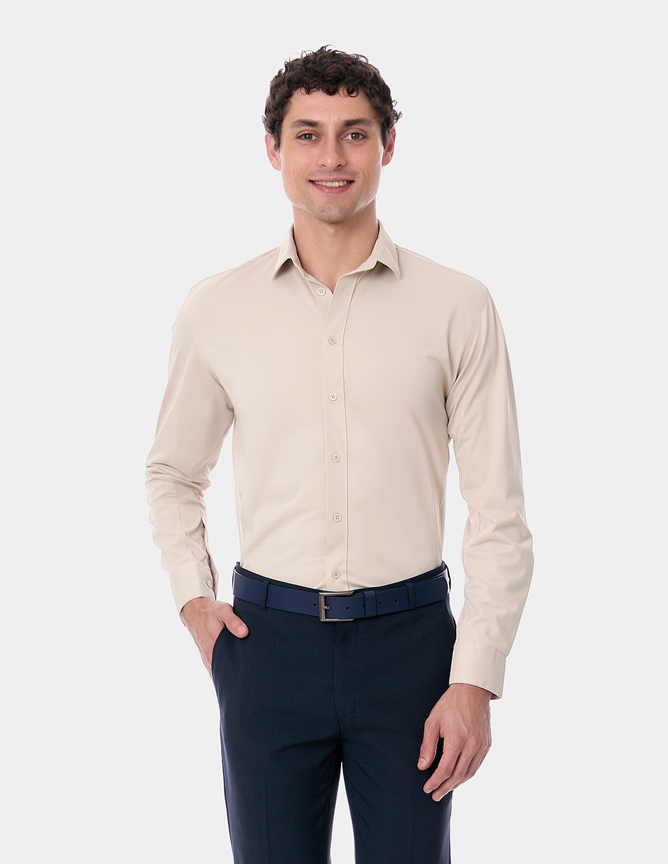 Camisa de vestir Vittorio Forti manga larga para hombre