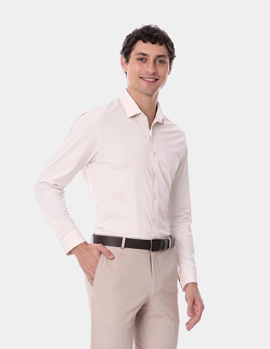 Camisa de vestir Vittorio Forti manga larga para hombre