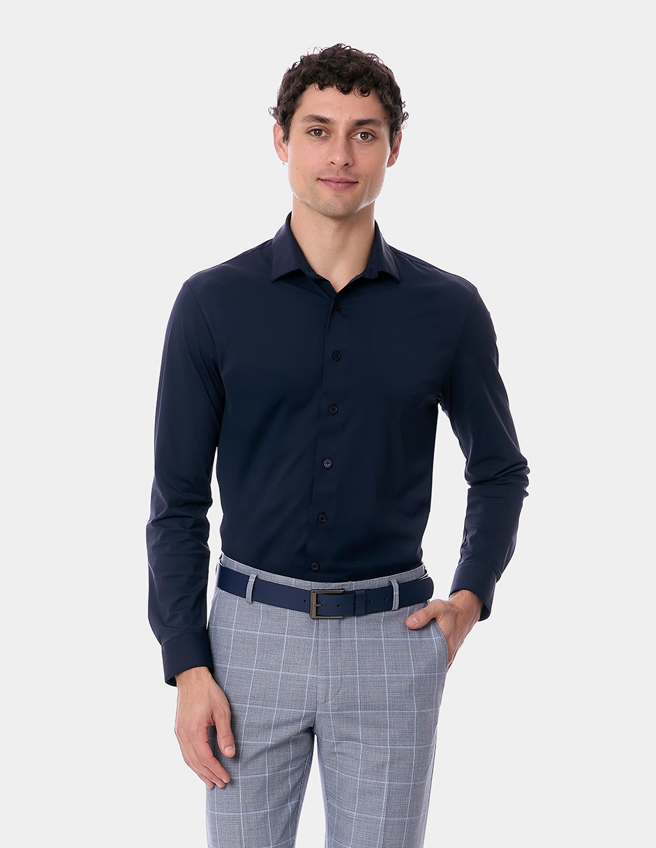 Camisa/Sobrecamisa Formal de (si aplica) Mezcla de materiales manga Larga para hombre Camisa/Sobrecamisa Formal de (si aplica) Mezcla de materiales manga Larga para hombre