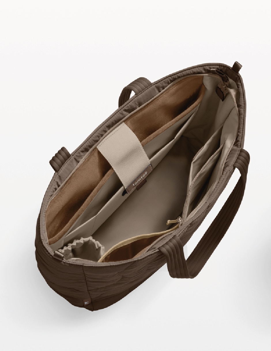 Bolsa carry all puffy terra para mujer 5