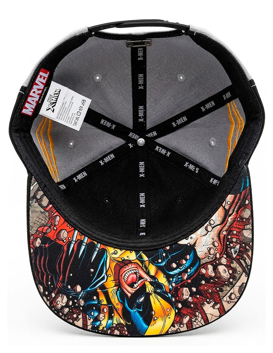 Gorra visera plana snapback para casual wolverine para hombre 6