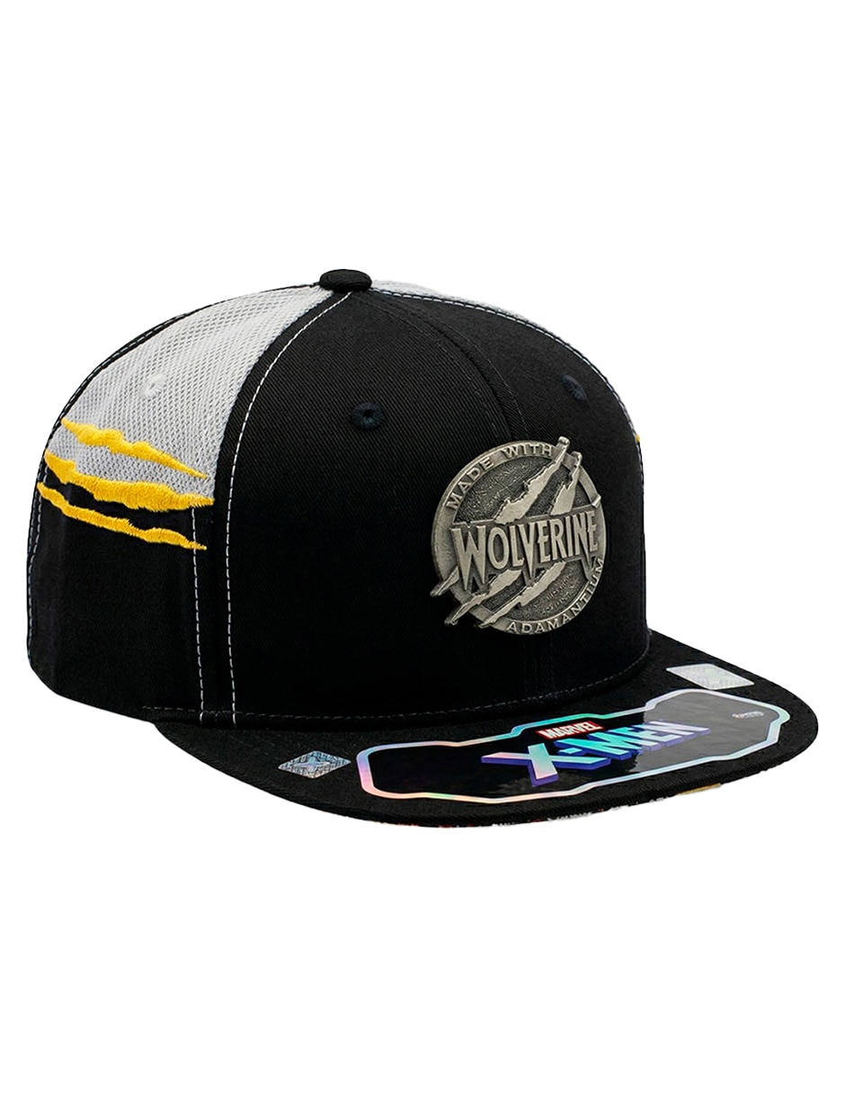 Gorra visera plana snapback para casual wolverine para hombre