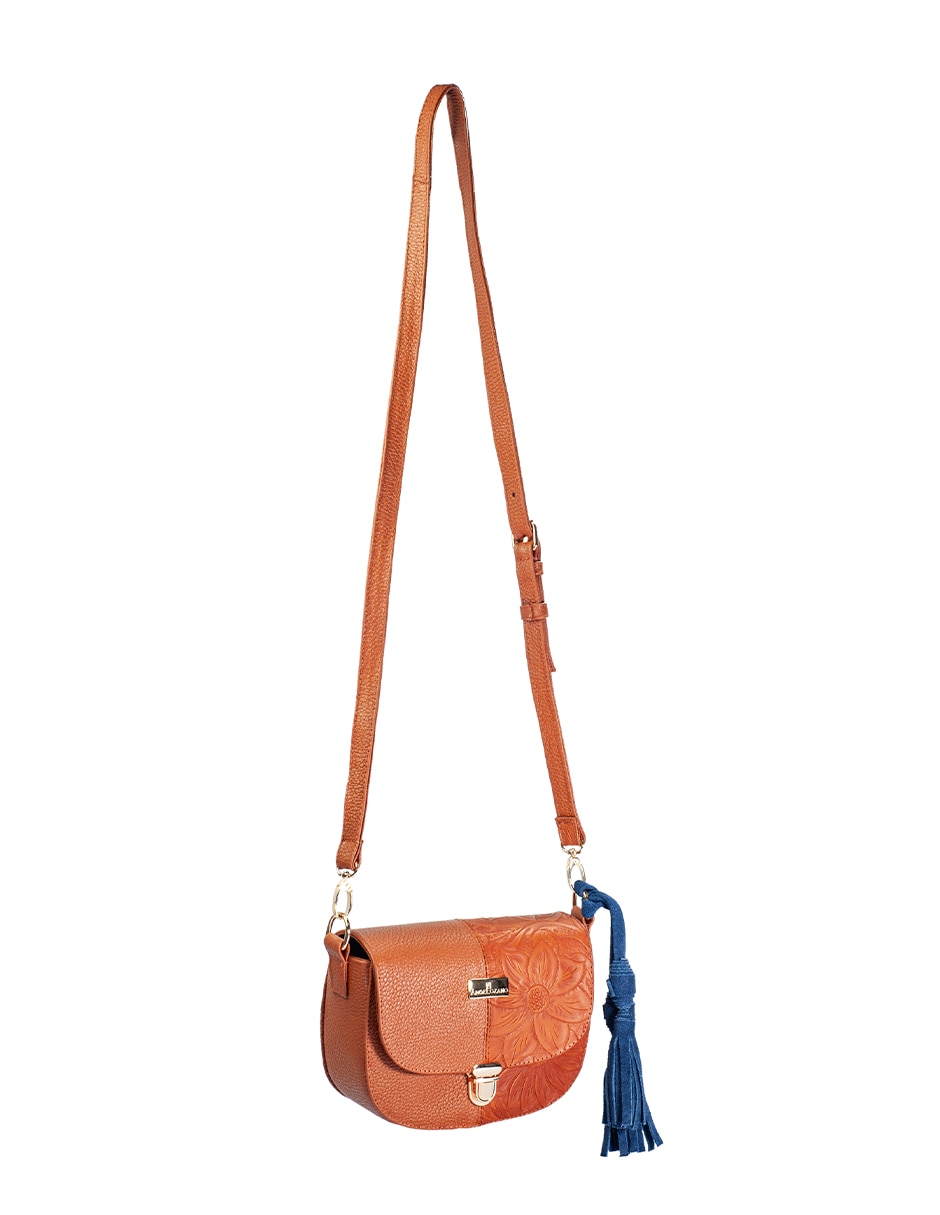 Bolsa crossbody Angeloza Paulina de piel para mujer