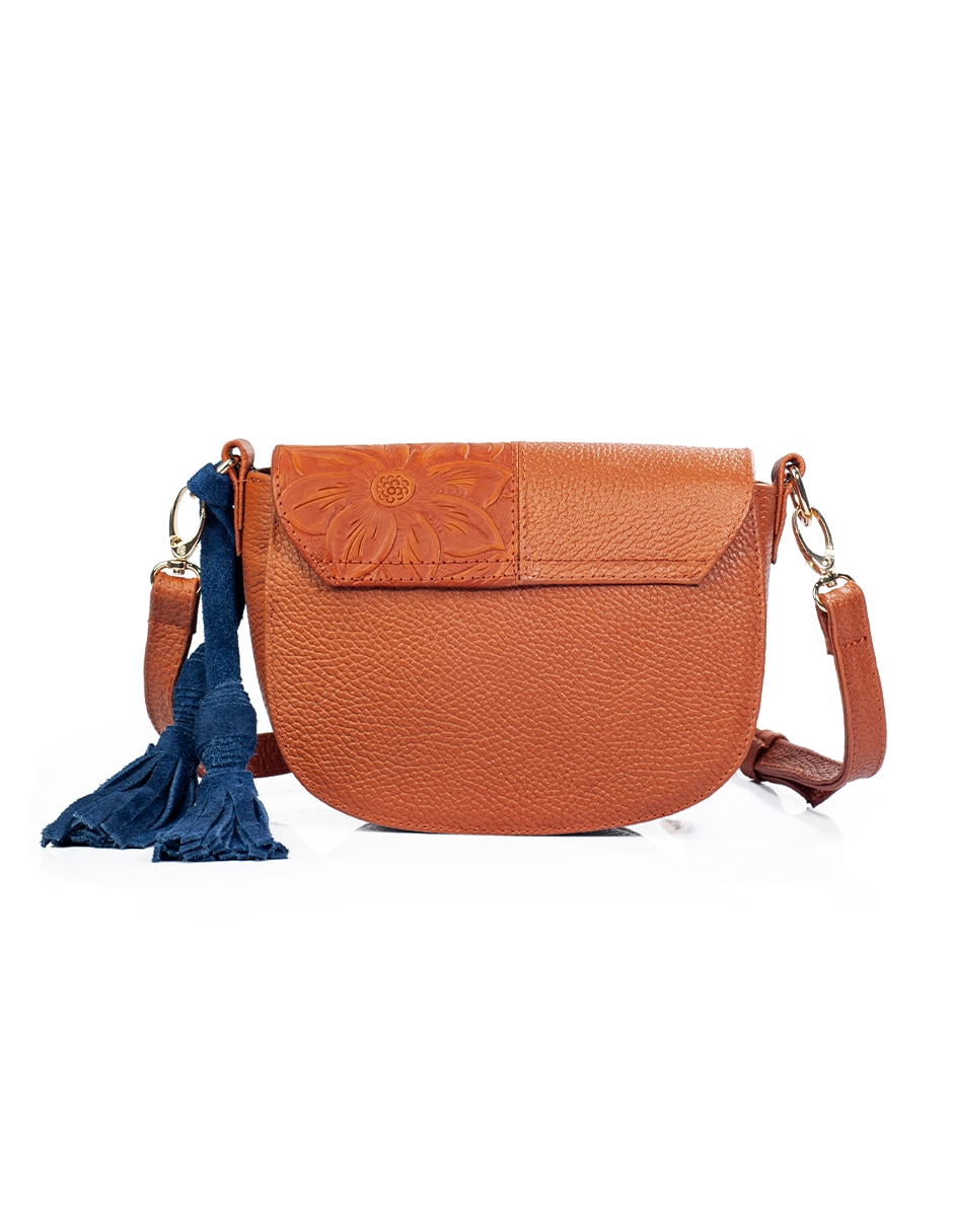 Bolsa crossbody Angeloza Paulina de piel para mujer