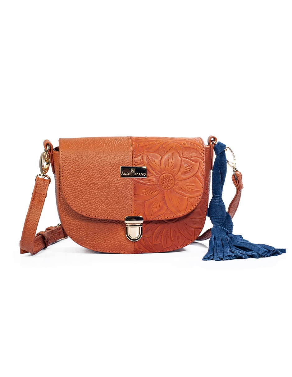 Bolsa crossbody Angeloza Paulina de piel para mujer