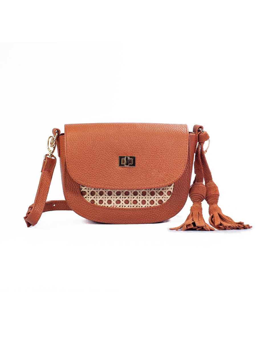 Bolsa bandolera angelozano paulina de piel bovino mujer