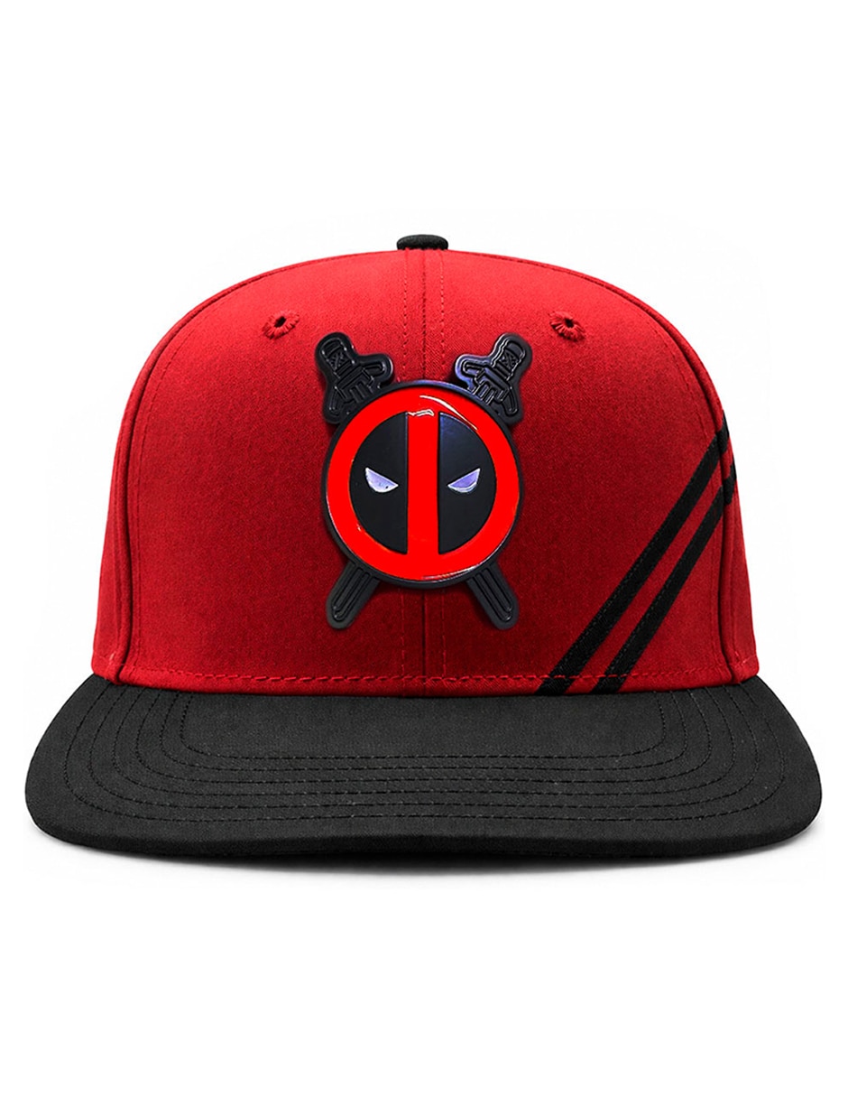 Gorra visera plana snapback para casual marvel deadpool para hombre
