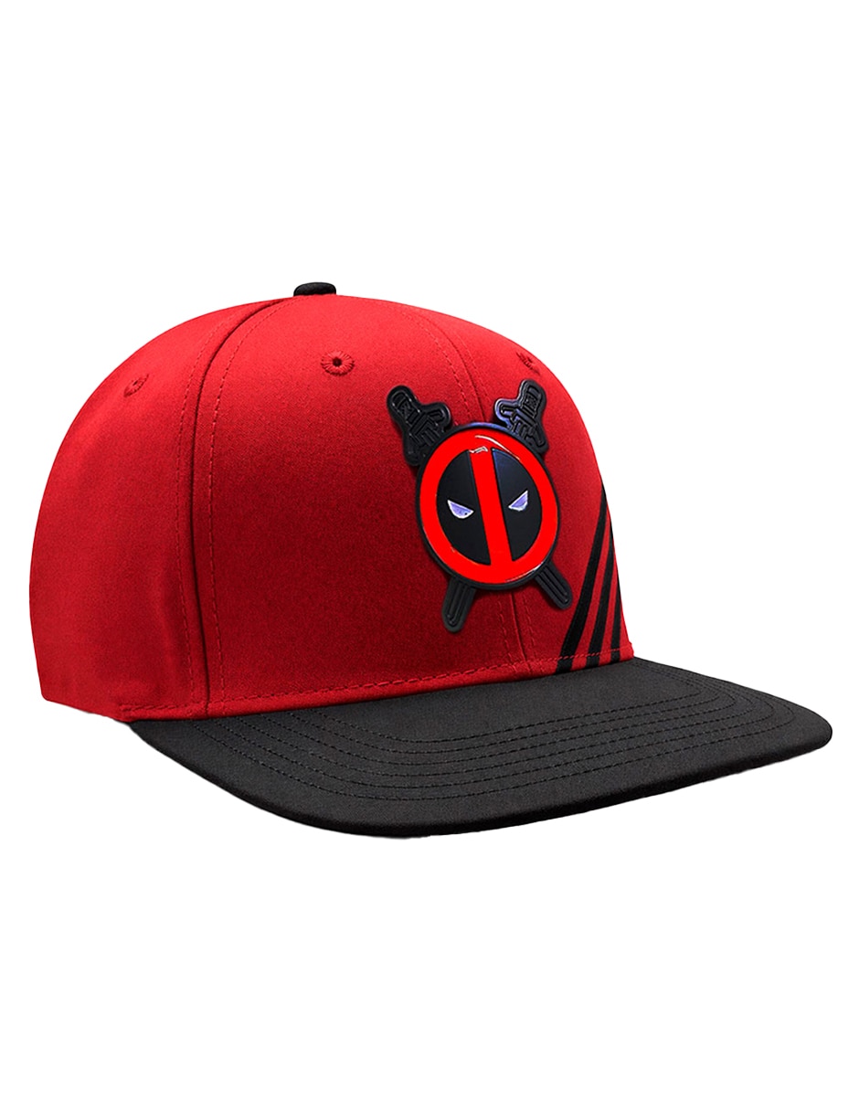 Gorra visera plana snapback para casual marvel deadpool para hombre