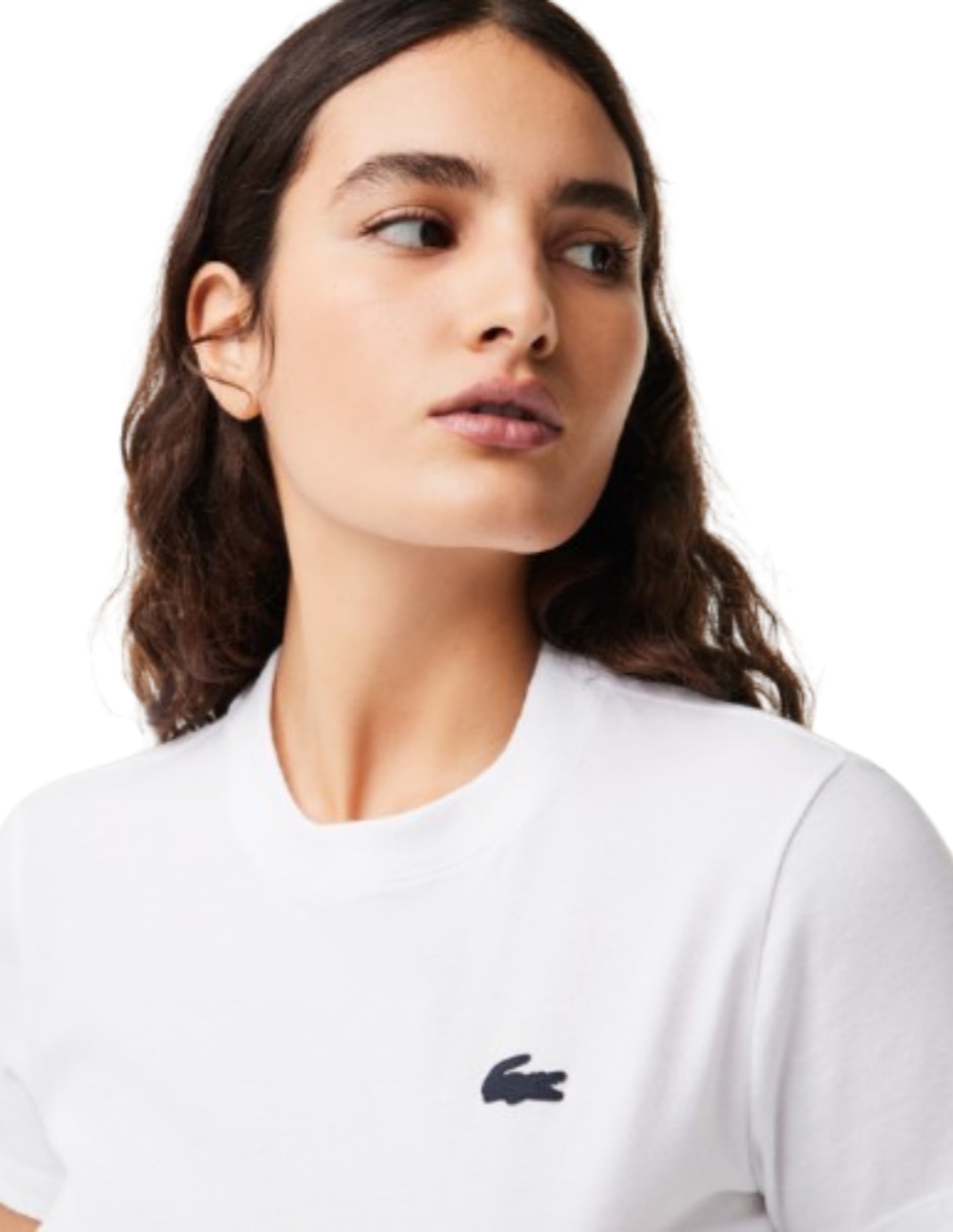 Playera manga corta cuello redondo para mujer 3