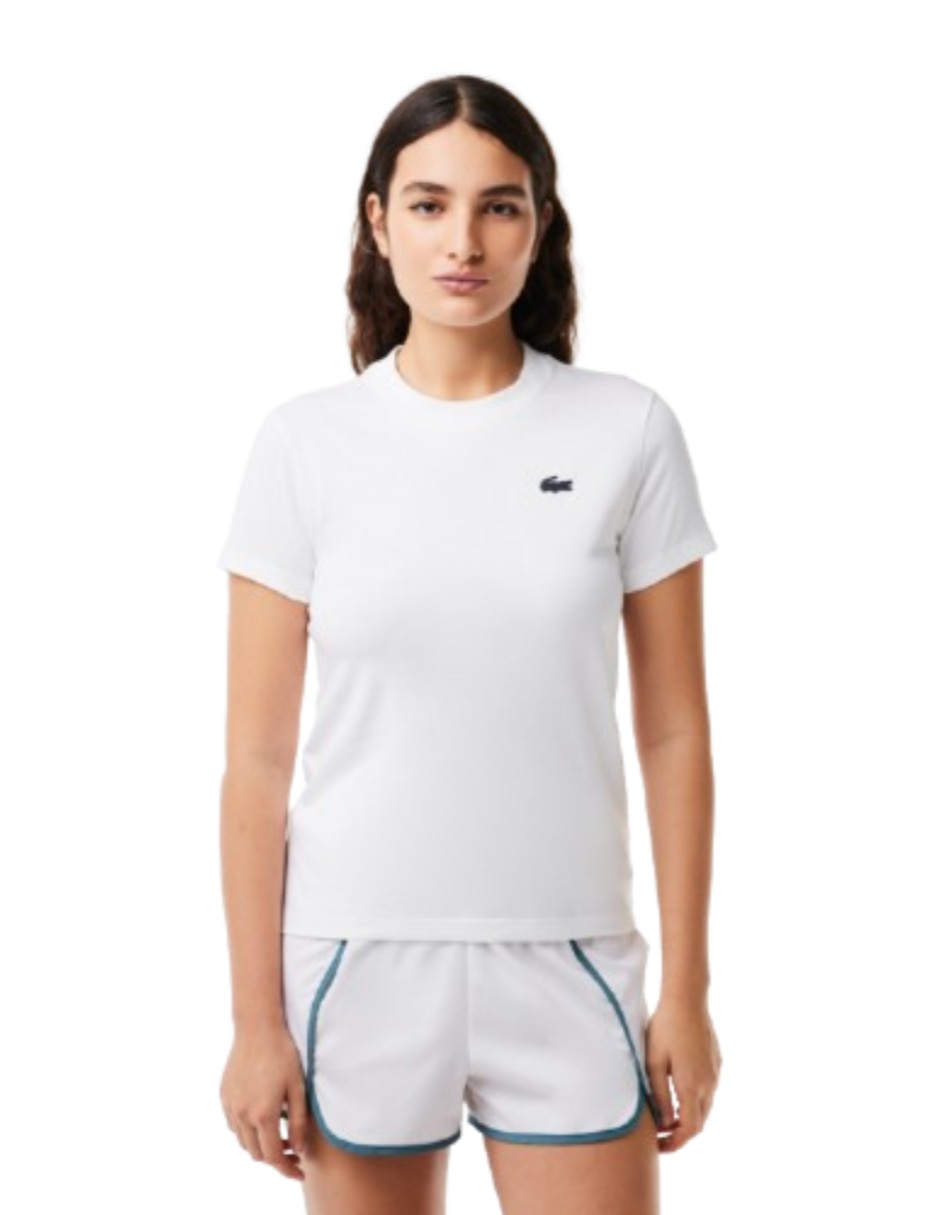Playera manga corta cuello redondo para mujer Playera manga corta cuello redondo para mujer