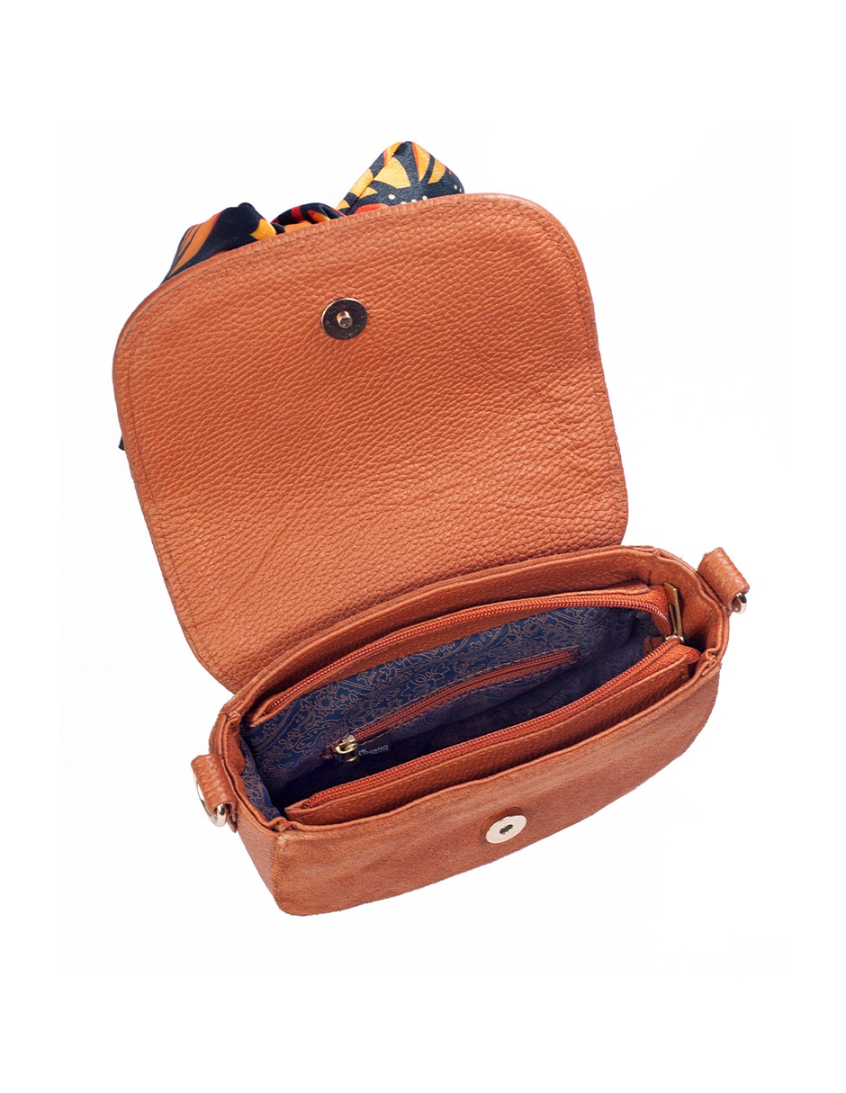 Bolsa crossbody Paulina de piel para mujer 6