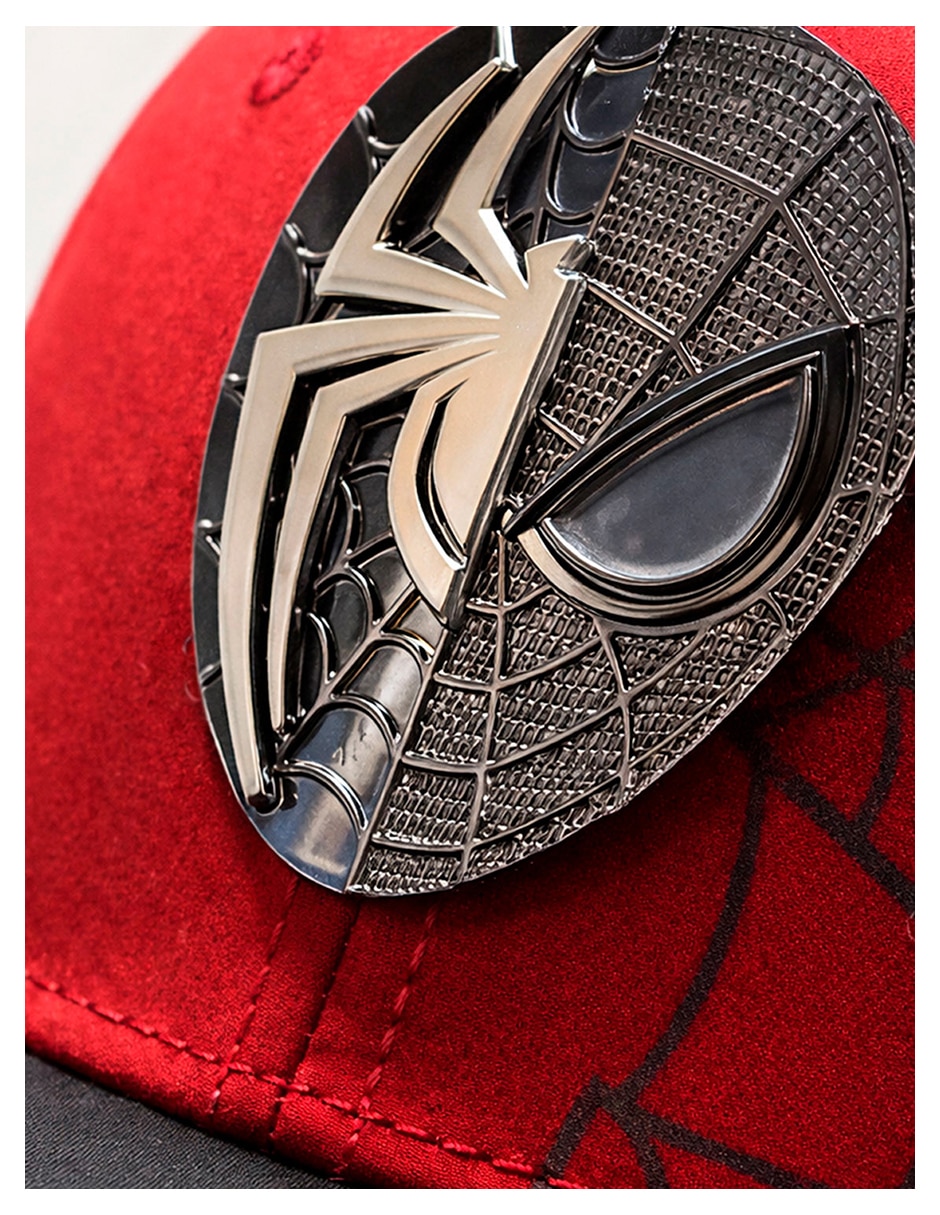 Gorra visera plana snapback para casual marvel marvel spiderman para hombre