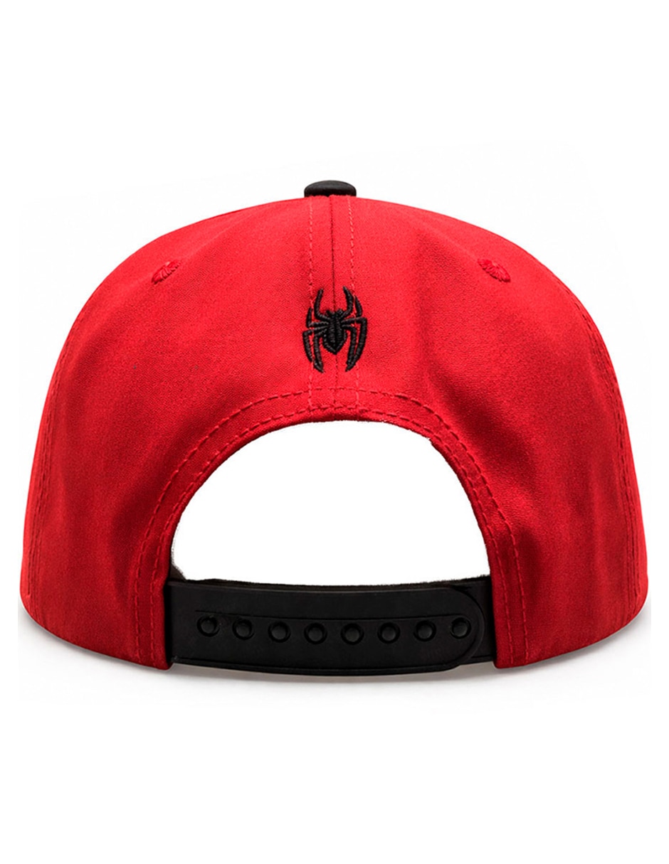 Gorra visera plana snapback para casual marvel marvel spiderman para hombre