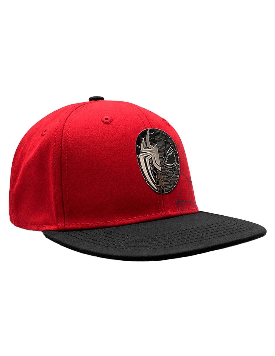 Gorra visera plana snapback para casual marvel marvel spiderman para hombre