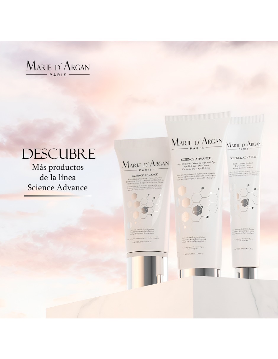 Crema para contorno de ojos recomendada para prevenir signos de la edad día y noche Marie D' Argan todo tipo de piel