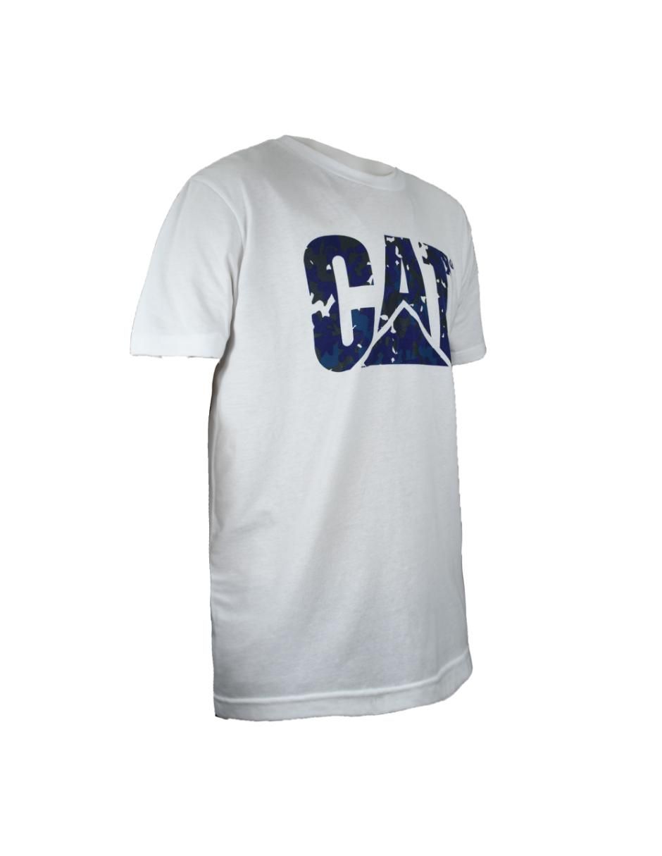 Playera cat cuello redondo para hombre