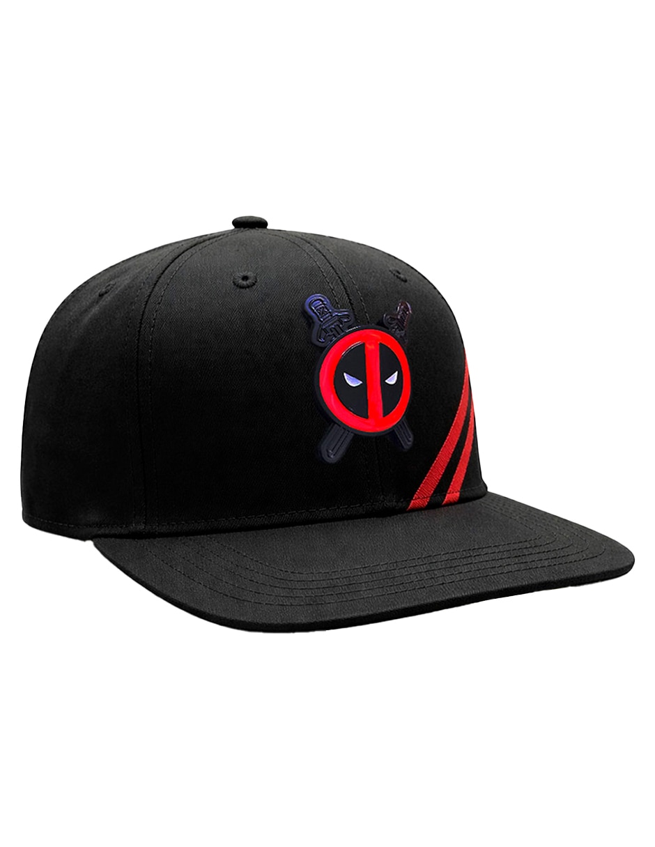Gorra visera plana snapback para casual deadpool para hombre