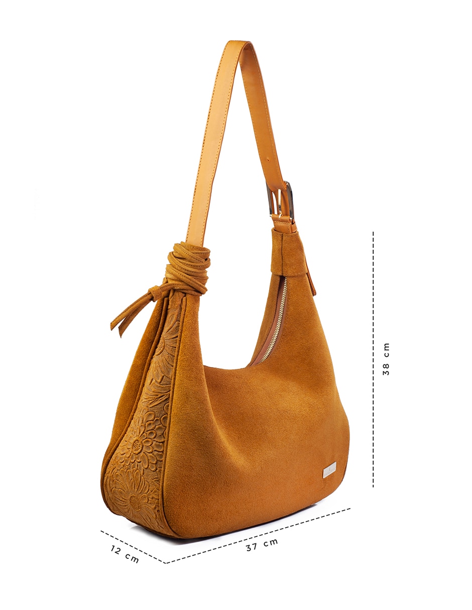 Bolsa Hobo Carlota de piel para mujer 6