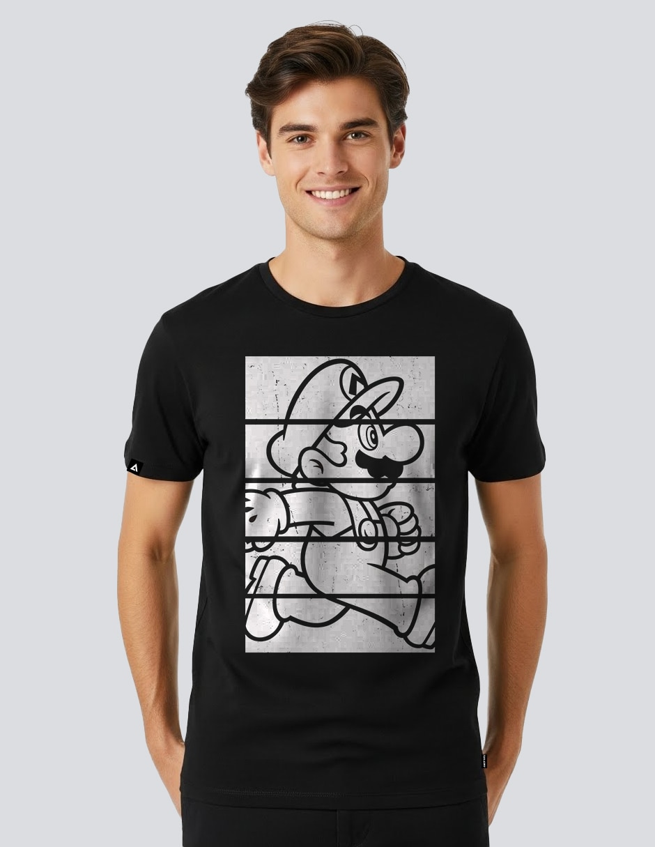 Playera cuello redondo para hombre