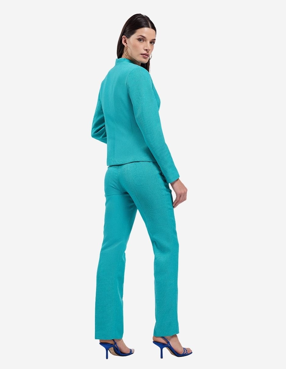 Conjunto 3 piezas pantalón business casual Karla D' Liz para mujer