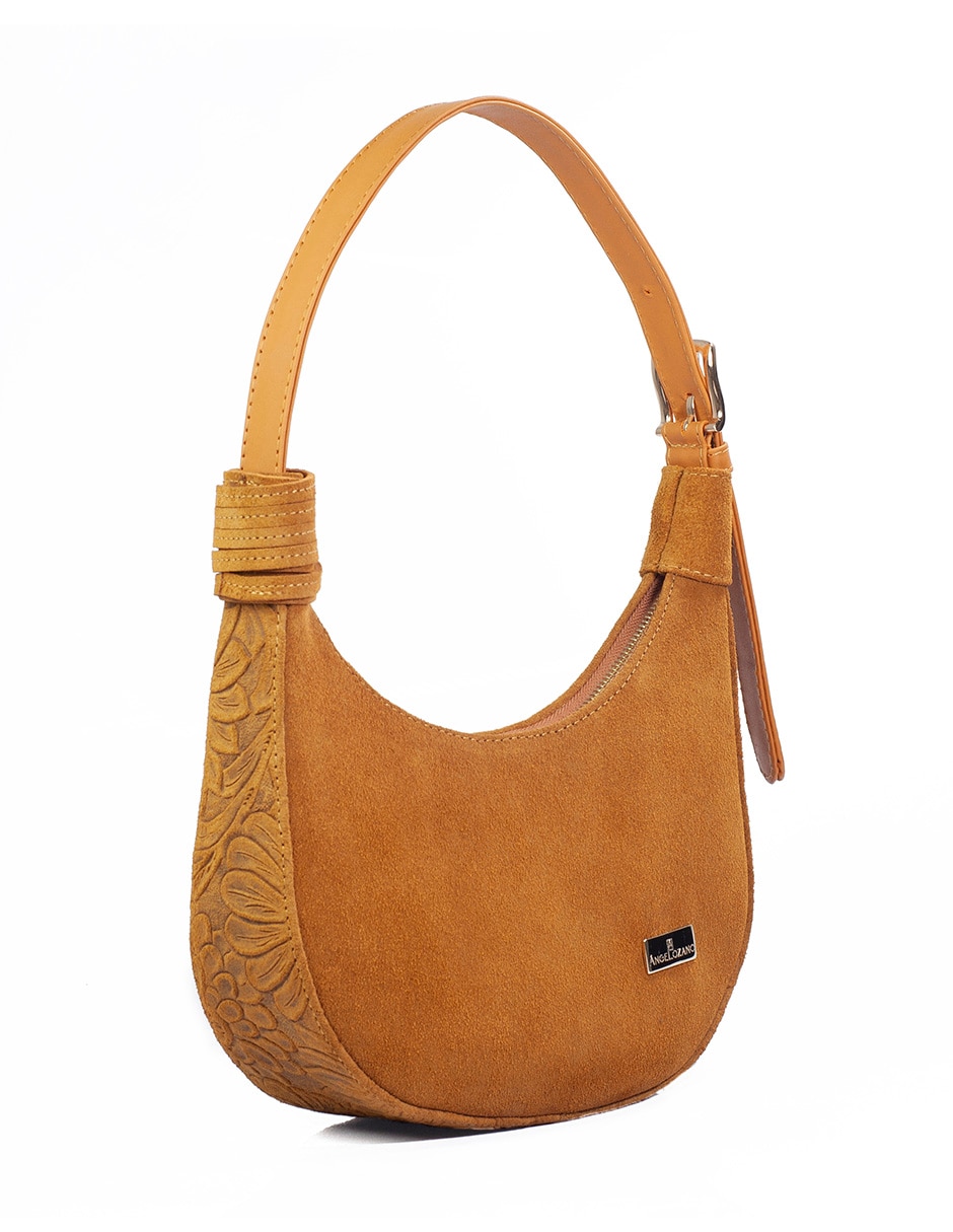 Bolsa hobo angelozano aida de piel bovino mujer