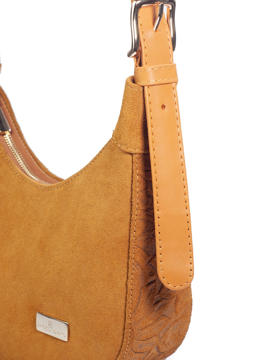 Bolsa hobo angelozano aida de piel bovino mujer