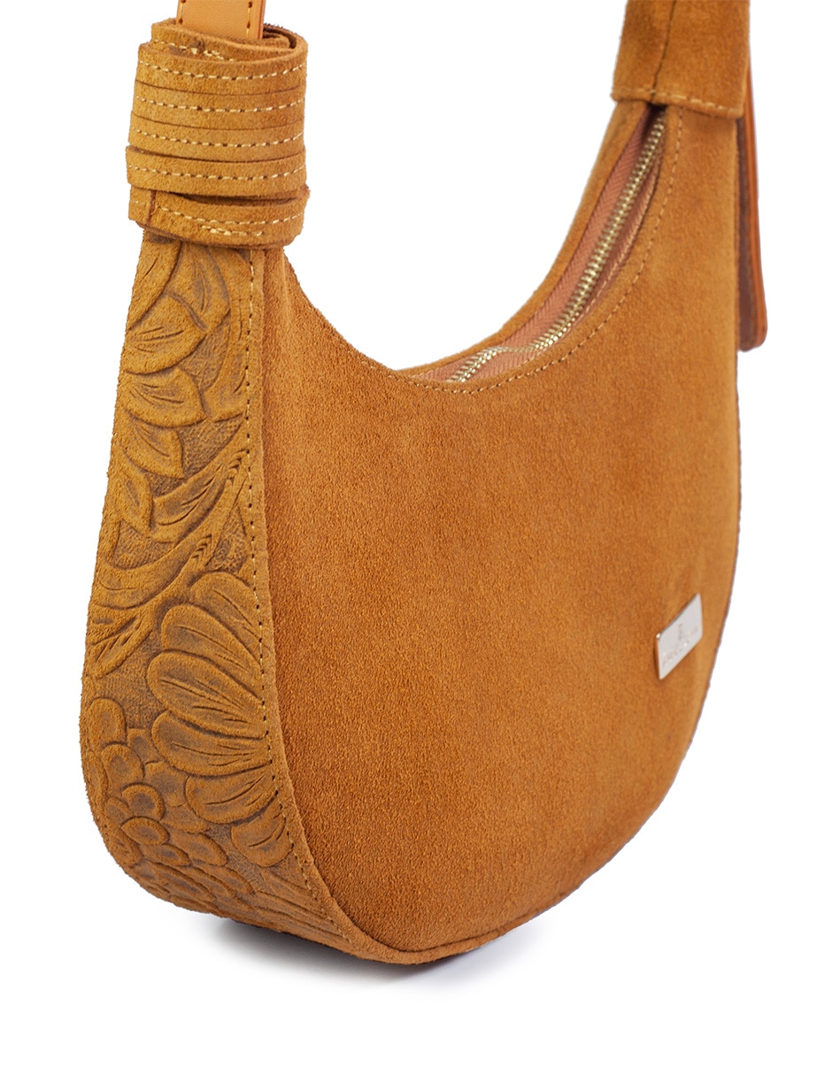 Bolsa hobo angelozano aida de piel bovino mujer