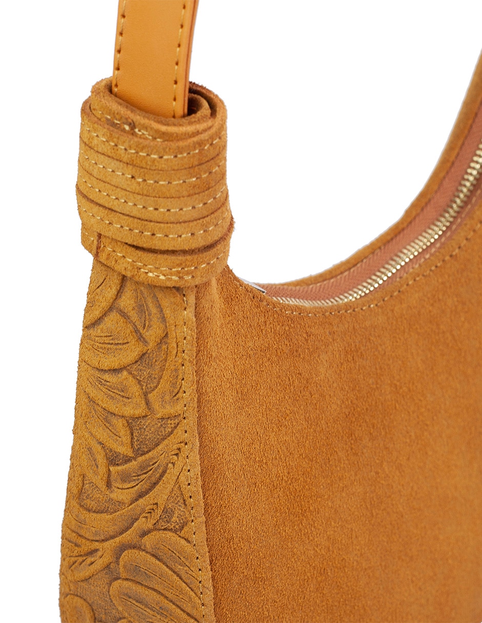 Bolsa hobo angelozano aida de piel bovino mujer