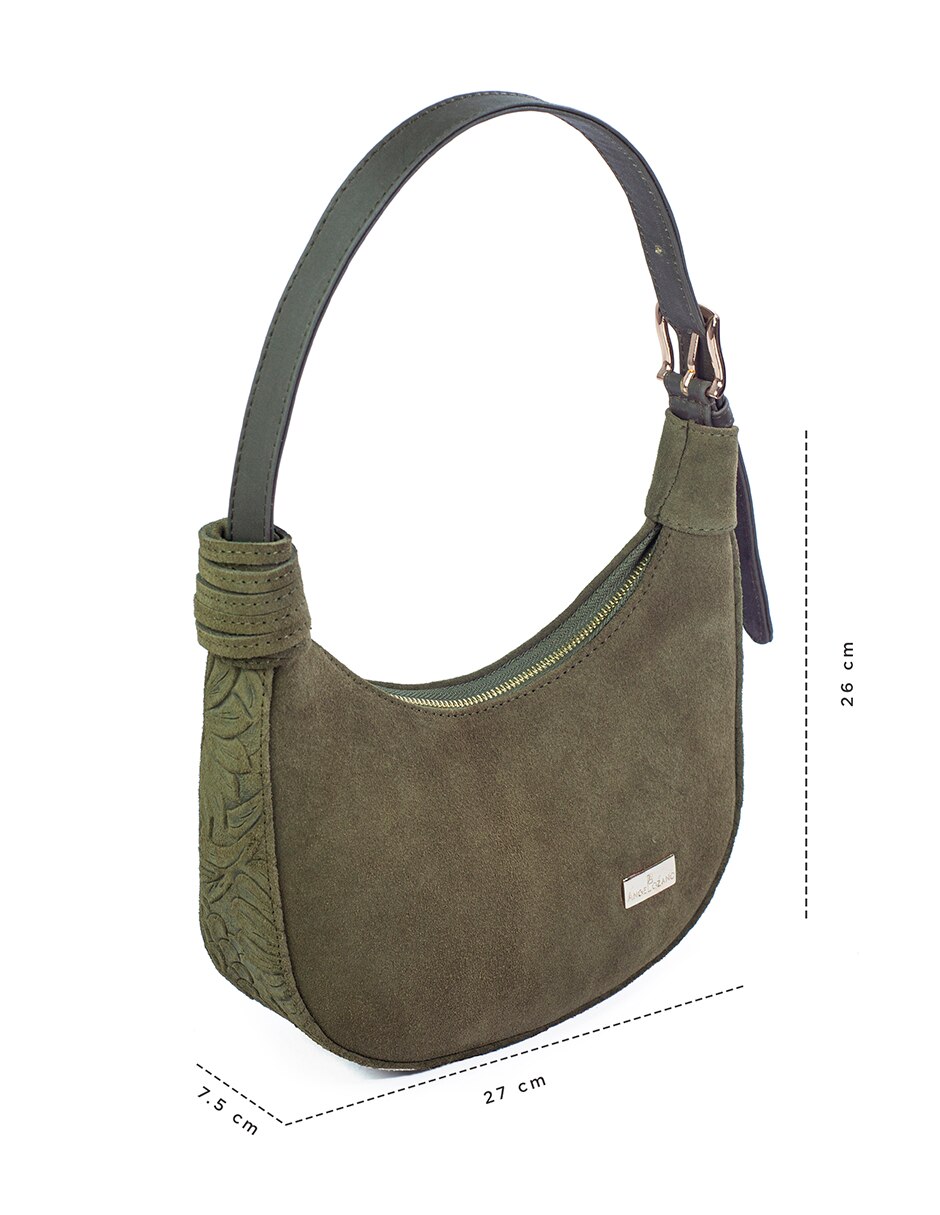 Bolsa hobo aida de piel bovino mujer 7