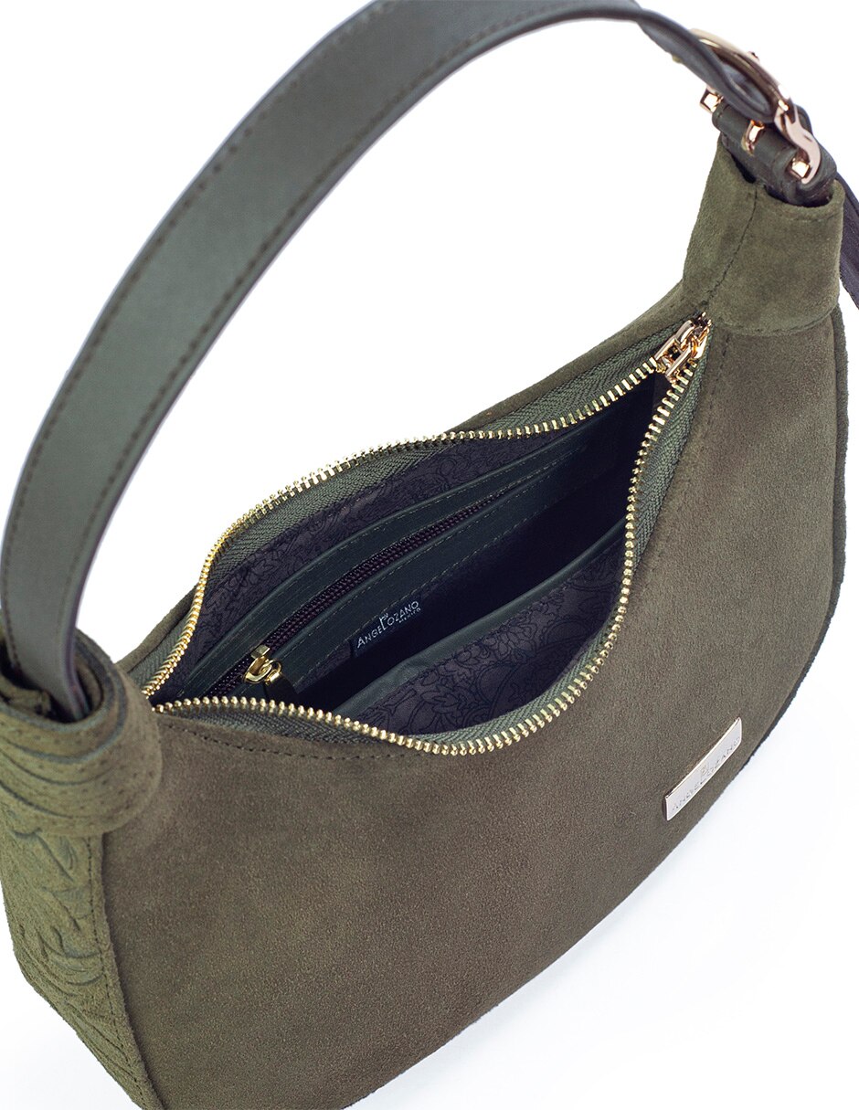 Bolsa hobo aida de piel bovino mujer 5