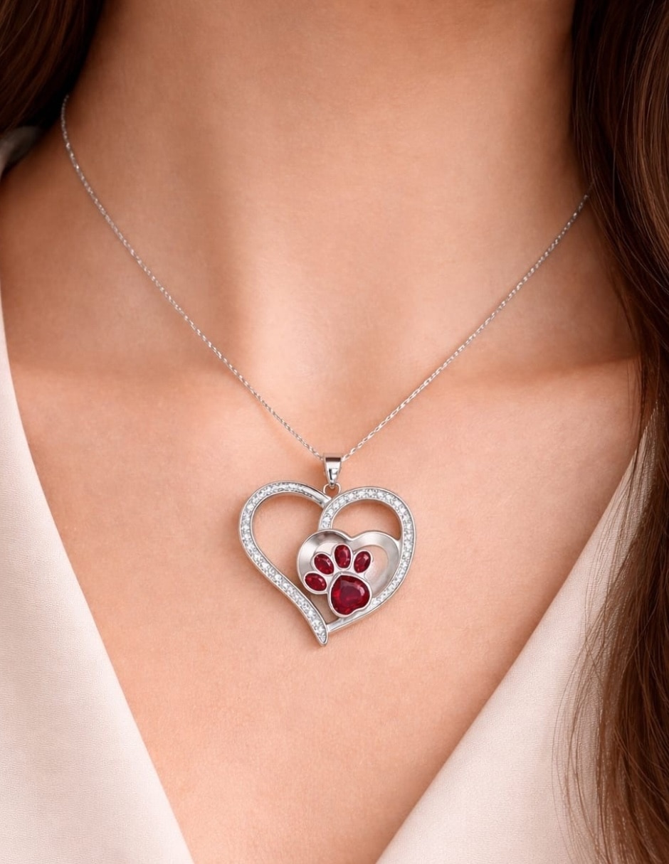 De corazón aurore de metal 18 k 2