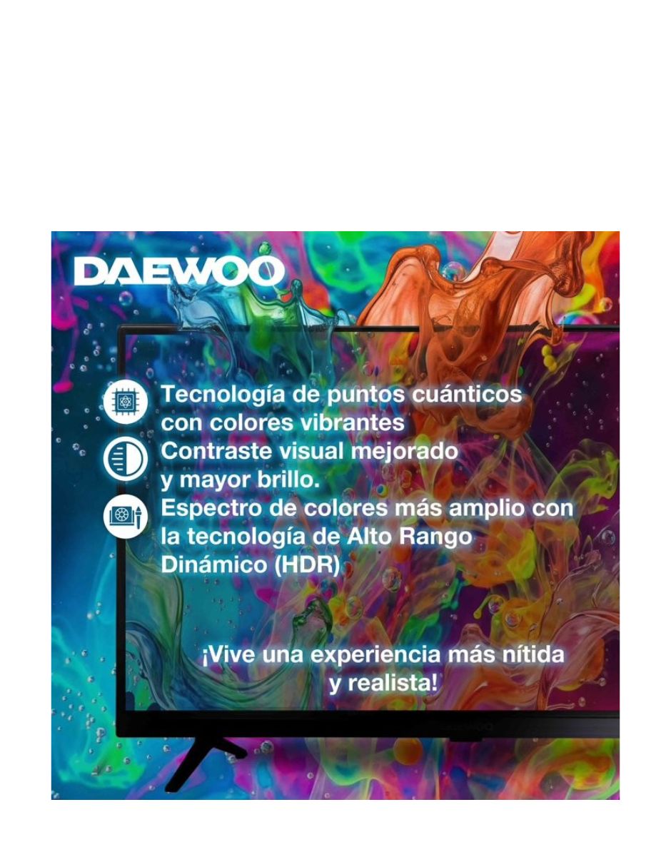 qled de full hd daw40qrf con roku tv con 7