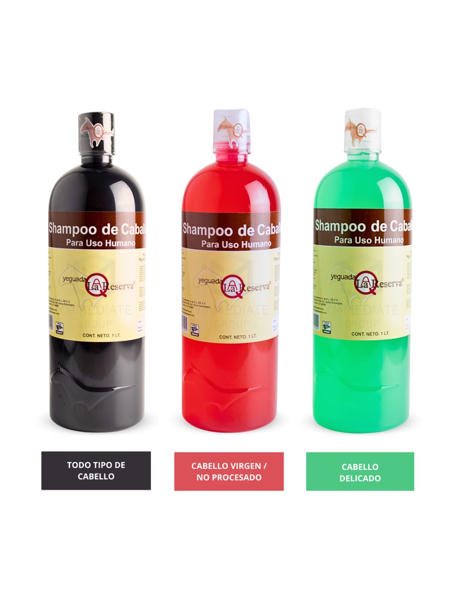 Set de shampoo para cabello todo tipo yeguada la reserva yeguada la reserva anticaída