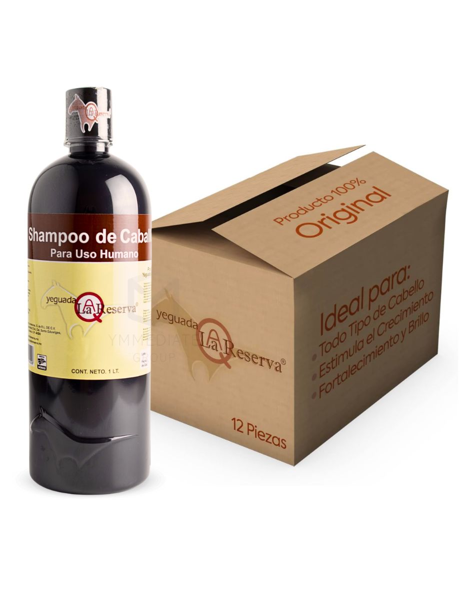 Set de shampoo para cabello todo tipo yeguada la reserva anticaída