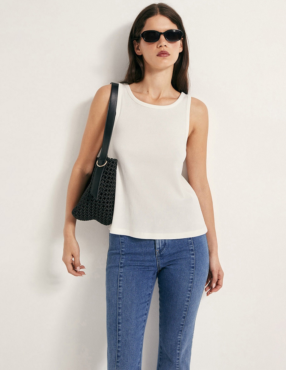 Playera cuello redondo para mujer Playera cuello redondo para mujer