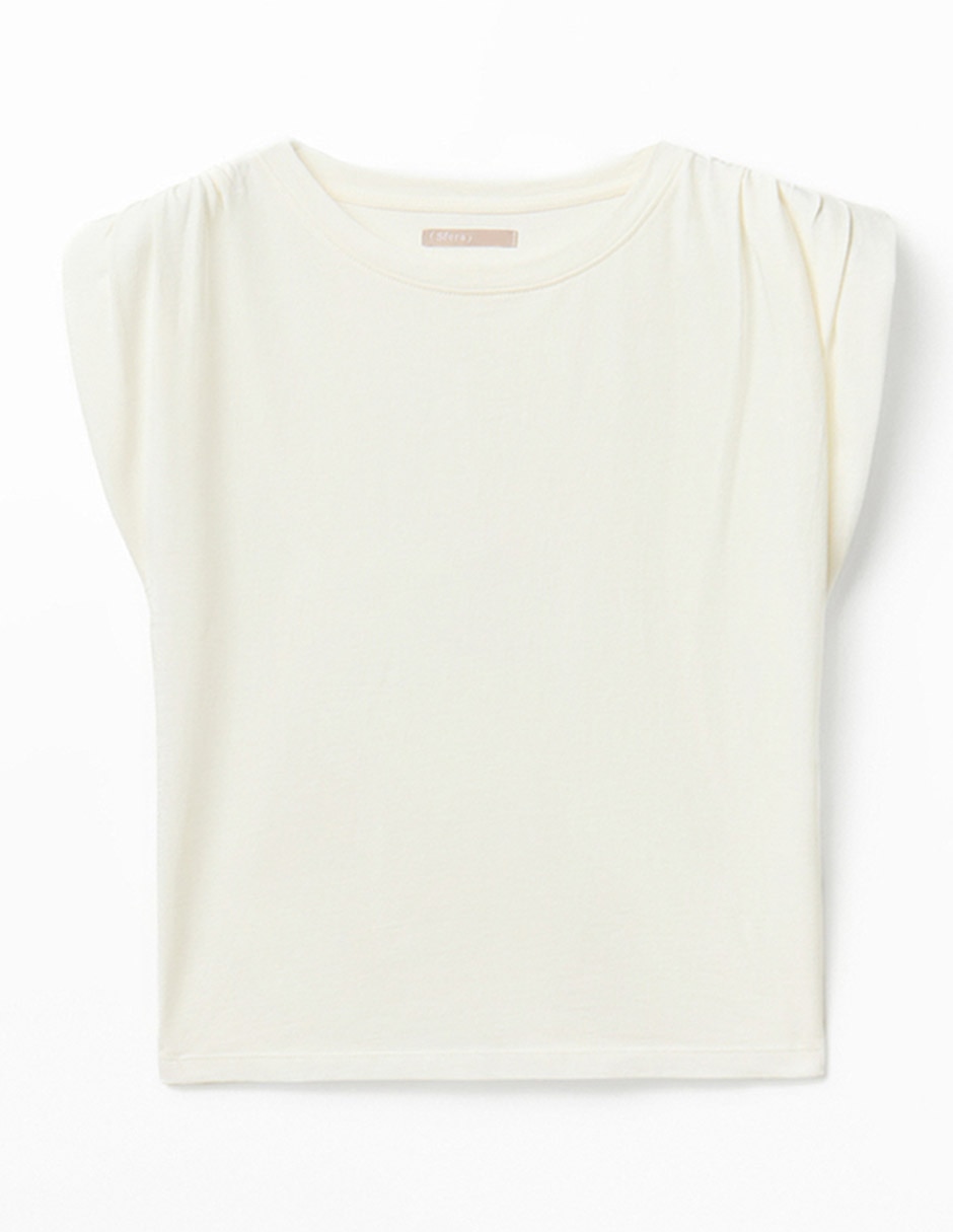 Playera manga corta cuello redondo mujer 5