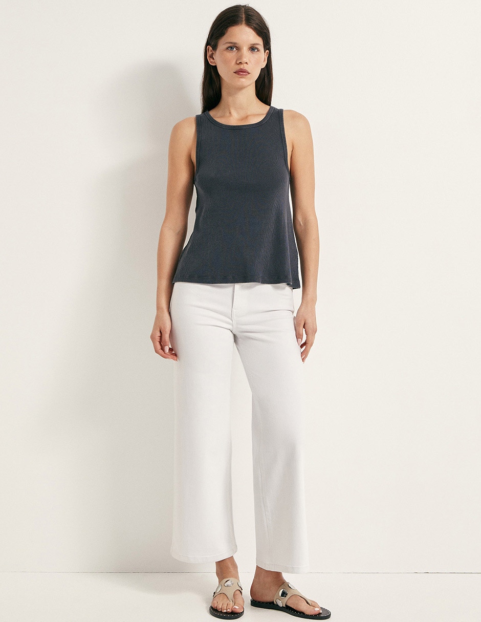 Playera cuello redondo para mujer 2