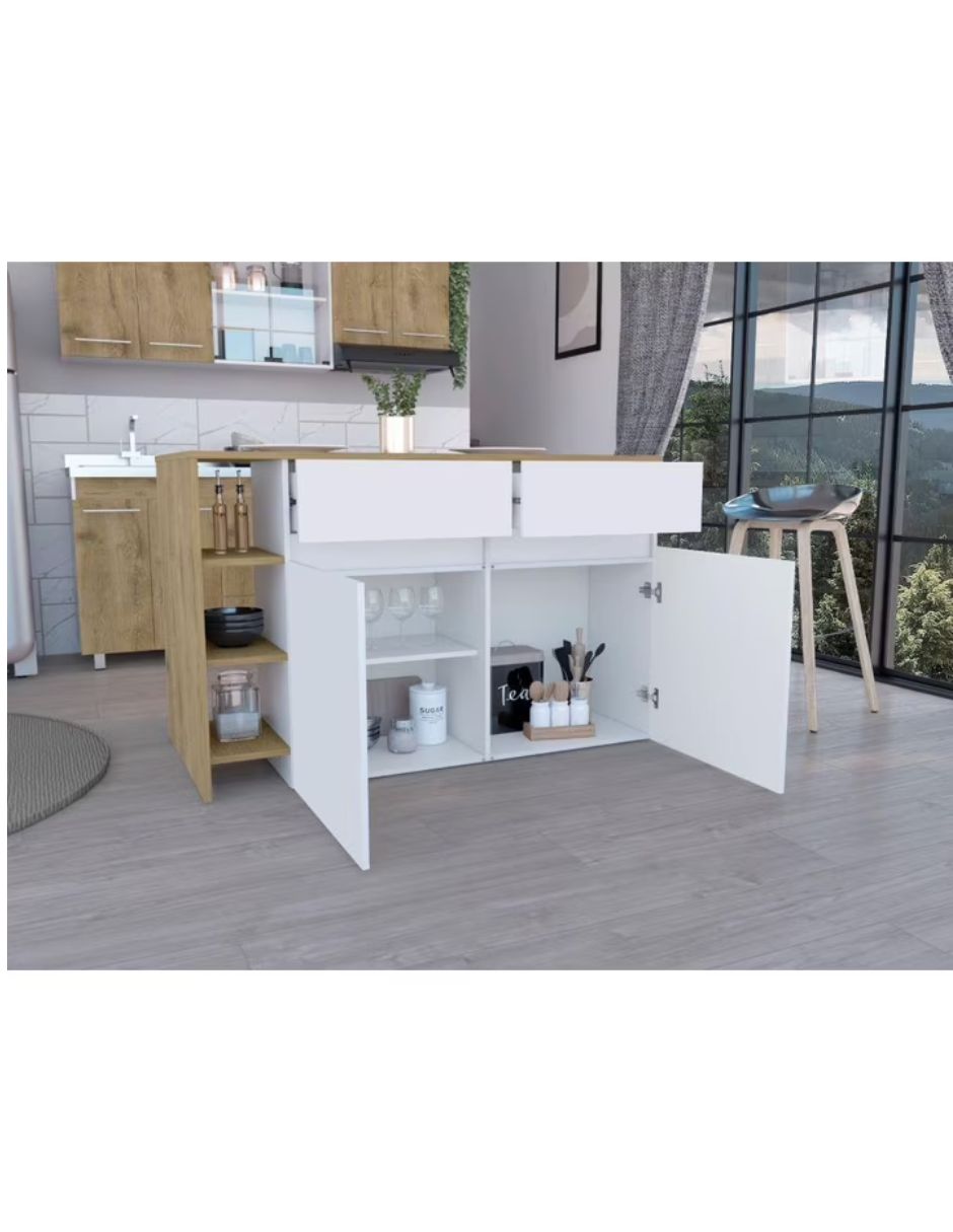 Figura de colección barra buffetera de cocina excelsior de melamina