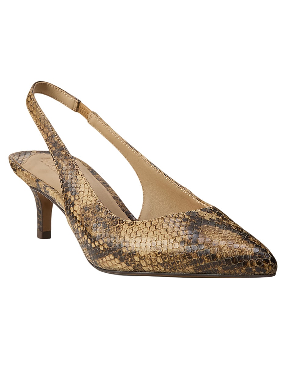 Zapatilla de tacón Lauren Ralph Lauren para mujer