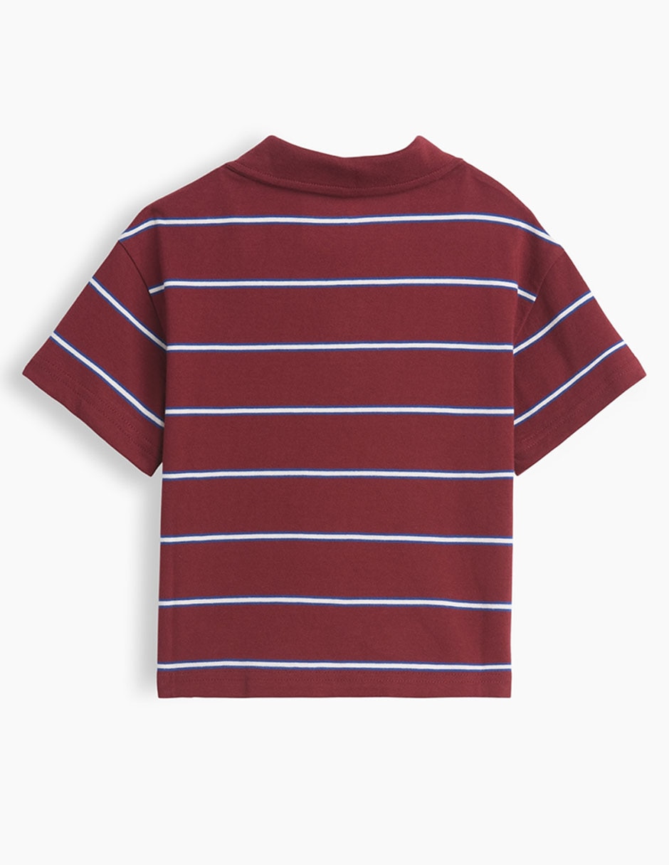 Playera tipo polo de algodón para niño 2